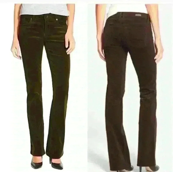 Kut from the kloth Farrah baby bootcut brown corduroy pants size 8. - Picture 1 of 12